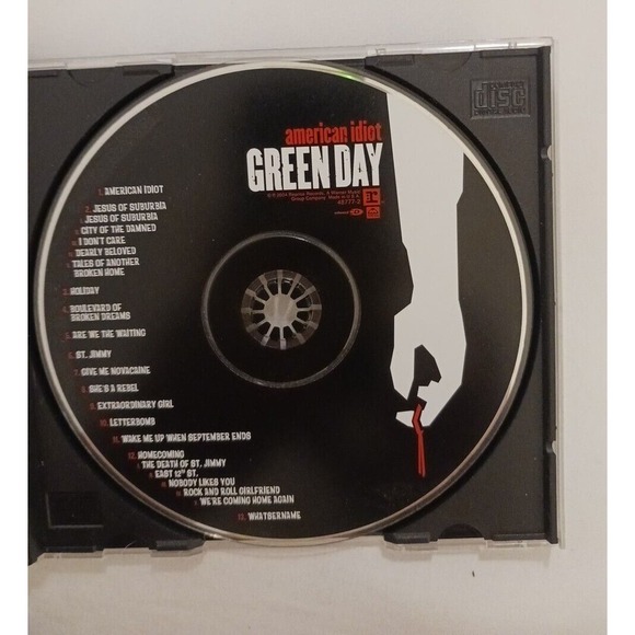 GREEN DAY CD American Idiot Rated R not CLEAN 2004 PUNK Retro Alternative w CASE - Picture 1 of 5